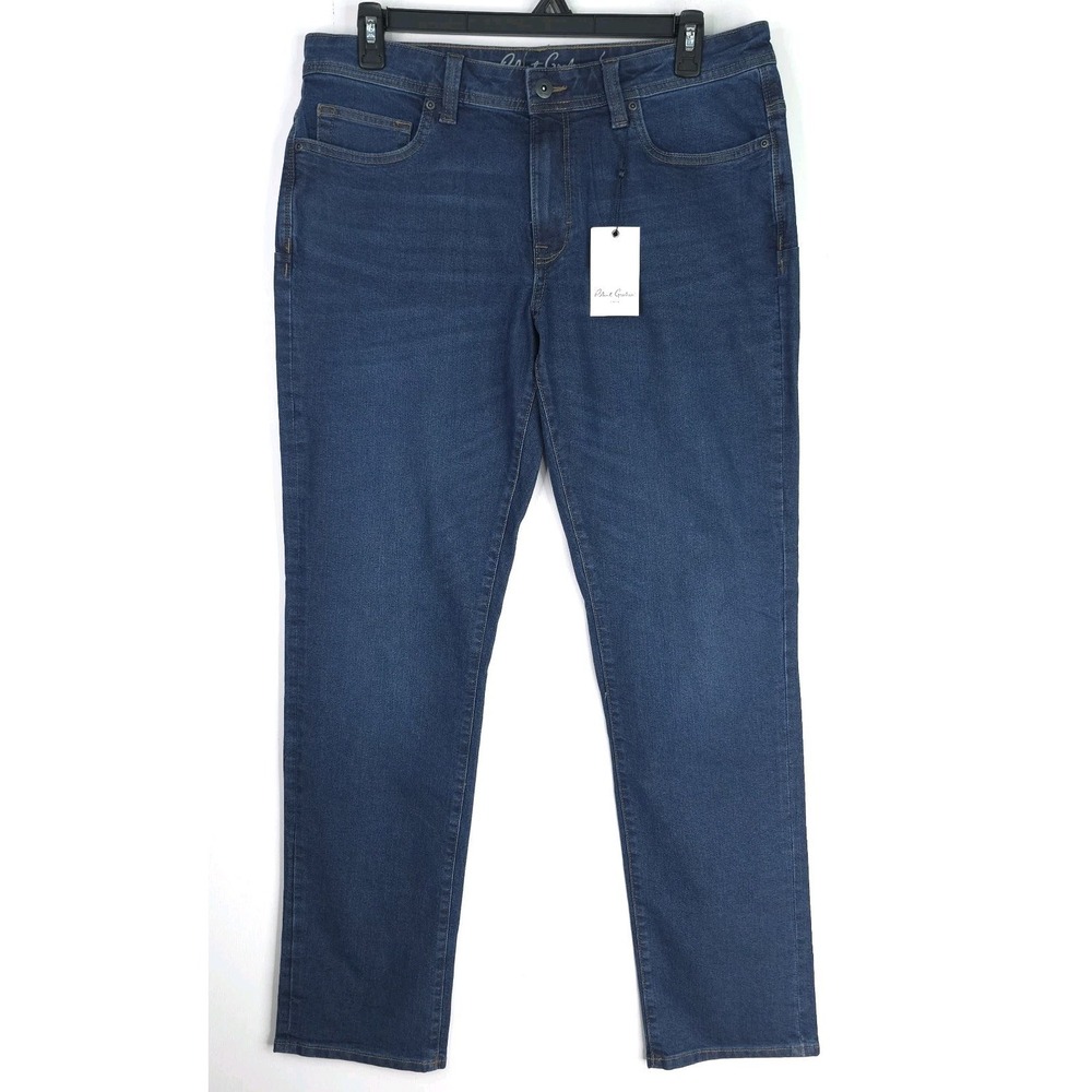 Robert Graham Men's 34X34 (Fit 36X34) Lance Dark Blue Jeans Indigo $168.00 NWT
